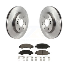 Charger l&#39;image dans la galerie, Front Disc Brake Rotors And Ceramic Pads Kit For Chevrolet Silverado 1500 LD