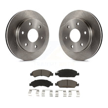 Charger l&#39;image dans la galerie, Front Disc Brake Rotor Ceramic Pad Kit For 2007 GMC Sierra 1500 rear brakes