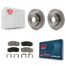Charger l'image dans la galerie, Front Brake Rotor Ceramic Pad Kit For Chevrolet Equinox Saturn Vue Captiva Sport
