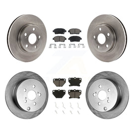 [Front+Rear] 2000 Toyota Celica GT Premium OE Brake Rotors & Ceramic Pads Kit For Max Braking