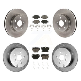 [Front+Rear] 2001 Toyota Celica GT Premium OE Brake Rotors & Ceramic Pads Kit For Max Braking