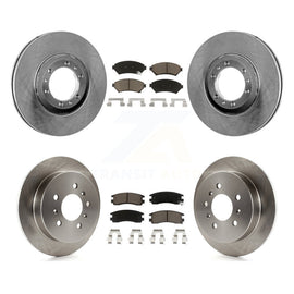 Front Rear Disc Brake Rotor Ceramic Pad Kit For Buick Century Pontiac Grand Prix