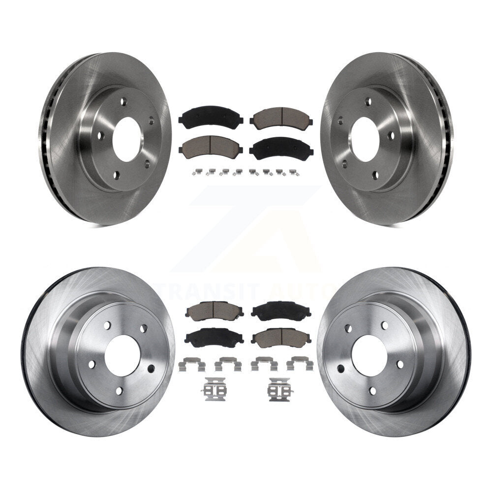 Front Rear Brake Rotor Ceramic Pad Kit For Chevrolet S10 Blazer GMC Sonoma Jimmy