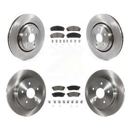 Front Rear Disc Brake Rotors And Ceramic Pads Kit For Toyota Camry Avalon TRD