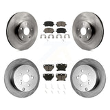 Front Rear Brake Rotors & Ceramic Pad Kit For Toyota Corolla Matrix Pontiac Vibe