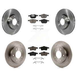 [Front+Rear] 2004-2005 Mazda 3 2.0L Premium OE Brake Rotors & Ceramic Pads Kit For Max Braking