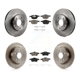 Front Rear Disc Brake Rotors And Ceramic Pads Kit For Ford C-Max