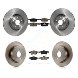 Front Rear Disc Brake Rotors And Ceramic Pad Kit For Ford Escape Transit Connect