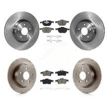 Charger l'image dans la galerie, Front Rear Disc Brake Rotors And Ceramic Pads Kit For Ford Transit Connect