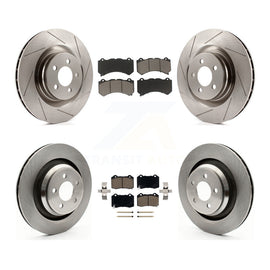 Front Rear Disc Brake Rotors And Ceramic Pads Kit For Dodge Challenger Charger