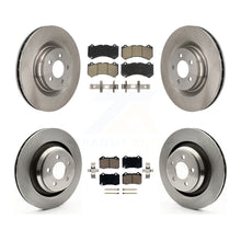 Charger l'image dans la galerie, Front Rear Disc Brake Rotors And Ceramic Pads Kit For Dodge Challenger Charger