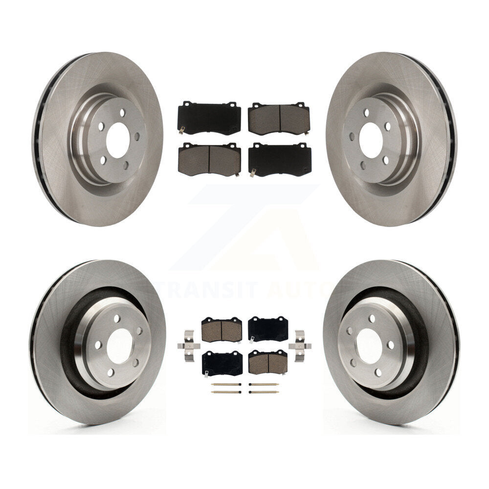 Front Rear Brake Rotor Ceramic Pad Kit For Dodge Charger Chrysler 300 Challenger