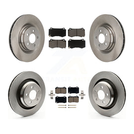 Front Rear Brake Rotor Ceramic Pad Kit For Dodge Charger Chrysler 300 Challenger