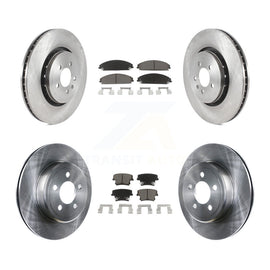 Front Rear Disc Brake Rotors And Ceramic Pads Kit For Dodge Charger