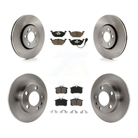 [Front+Rear] 2000-2001 Volkswagen Golf 2.0L Premium OE Brake Rotors & Ceramic Pads Kit For Max Braking