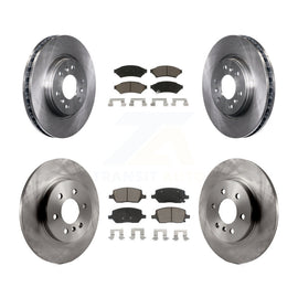 Front Rear Disc Brake Rotor Ceramic Pad Kit For Chevrolet Uplander Buick Terraza