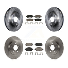 Charger l'image dans la galerie, Front Rear Brake Rotors &amp; Ceramic Pad Kit For Chevrolet Uplander Pontiac Montana