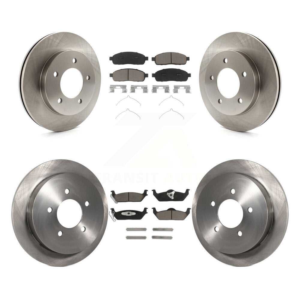 [Front+Rear] 2004 Ford F-150 4WD Premium OE Brake Kit & Ceramic Pads For Max Braking