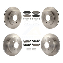 Charger l'image dans la galerie, [Front+Rear] 2009 Ford F-150 With 7 Lug Wheels Premium OE Brake Rotors &amp; Ceramic Pads Kit For Max Braking