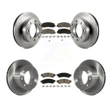 Load image into Gallery viewer, Front Rear Disc Brake Rotors Ceramic Pad Kit For Ford F-250 Super Duty F-350 4WD