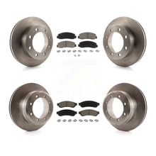 Load image into Gallery viewer, [Front+Rear] 2005-2007 Ford F-350 Super Duty 4WD Premium OE Brake Rotors &amp; Ceramic Pads Kit For Max Braking