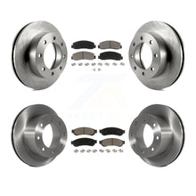 Charger l'image dans la galerie, [Front+Rear] 2008-2009 Ford F-250 Super Duty 4WD Premium OE Brake Rotors &amp; Ceramic Pads Kit For Max Braking