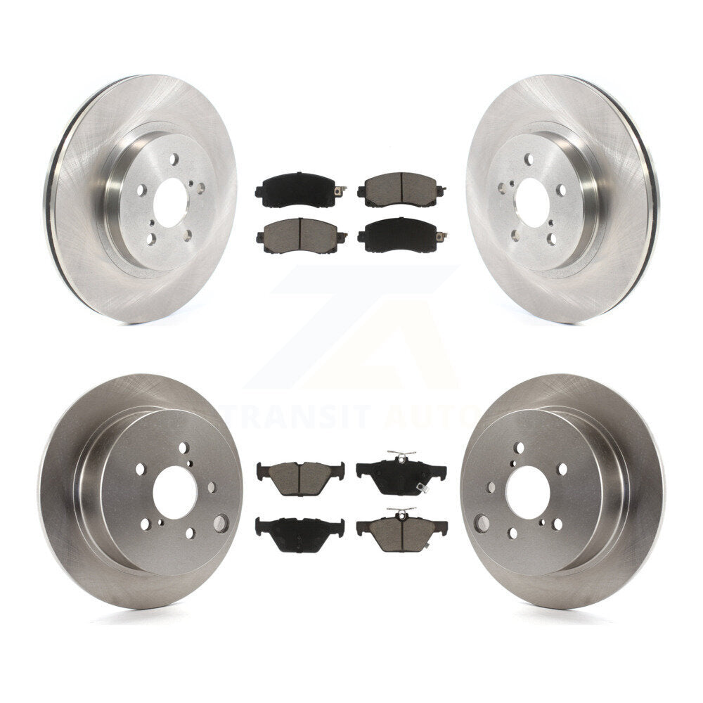 Front Rear Disc Brake Rotors And Ceramic Pads Kit For Subaru Crosstrek