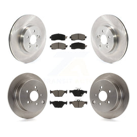 Front Rear Disc Brake Rotors And Ceramic Pads Kit For Subaru Crosstrek