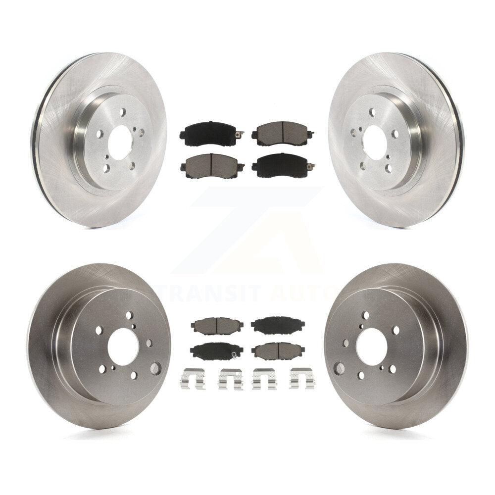 Front Rear Disc Brake Rotors And Ceramic Pads Kit For Subaru Crosstrek Impreza