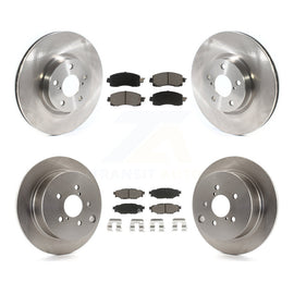 Front Rear Disc Brake Rotors And Ceramic Pads Kit For Subaru Impreza