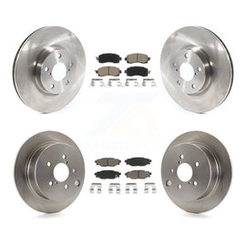 Front Rear Disc Brake Rotors And Ceramic Pads Kit For Subaru Impreza