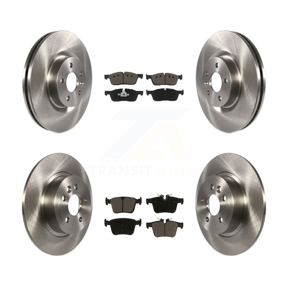 Front Rear Disc Brake Rotors And Ceramic Pads Kit For Land Rover Range Evoque