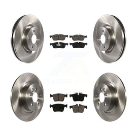 Front Rear Disc Brake Rotors And Ceramic Pads Kit For Land Rover Range Evoque