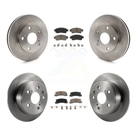 Front Rear Disc Brake Rotors And Ceramic Pads Kit For Toyota Camry