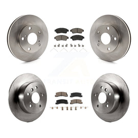 Front Rear Disc Brake Rotors And Ceramic Pads Kit For Toyota Camry
