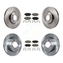 Charger l'image dans la galerie, Front Rear Disc Brake Rotors And Ceramic Pads Kit For Hyundai Sonata Kia Optima