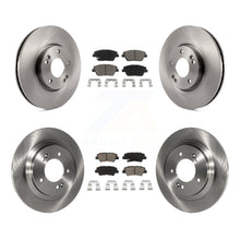 Charger l'image dans la galerie, Front Rear Disc Brake Rotors And Ceramic Pads Kit For Kia Optima