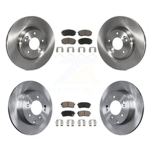 Charger l'image dans la galerie, Front Rear Brake Rotors Ceramic Pad Kit For Kia Optima With Manual Parking