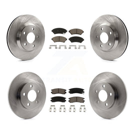 Front Rear Brake Rotors & Ceramic Pad Kit For Cadillac DeVille Buick Park Avenue