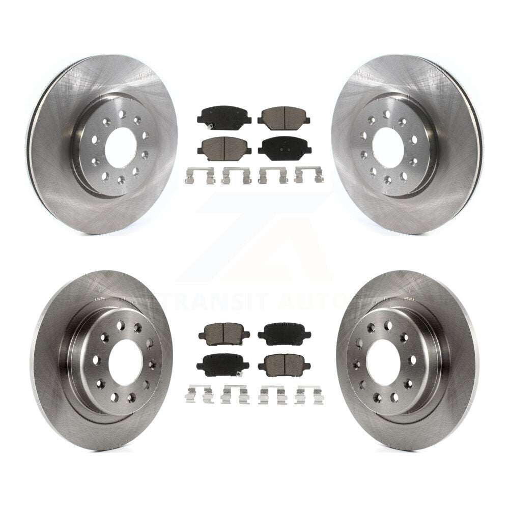 Front Rear Brake Rotor & Ceramic Pad Kit For Chevrolet Equinox GMC Terrain Buick