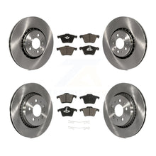 Charger l'image dans la galerie, Front Rear Brake Rotors Ceramic Pad Kit For Volvo XC90 With 336mm Diameter Rotor