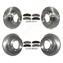 Charger l'image dans la galerie, Front Rear Disc Brake Rotors Ceramic Pad Kit For Ford F-250 Super Duty F-350 4WD
