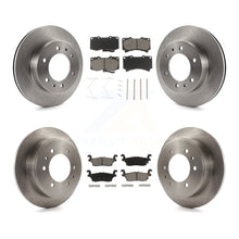 Charger l'image dans la galerie, Front Rear Disc Brake Rotors And Ceramic Pads Kit For Hummer H3 H3T