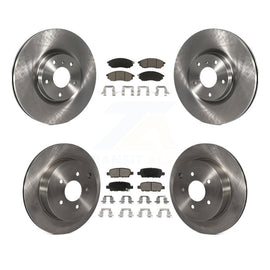 Front Rear Brake Rotor & Ceramic Pad Kit For Nissan Murano INFINITI M37 QX70 Q70