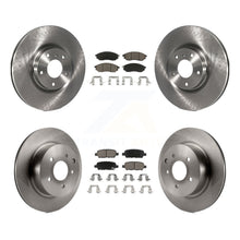 Charger l'image dans la galerie, Front Rear Brake Rotor Ceramic Pad Kit For INFINITI G37 G35 M35 Nissan 350Z EX35