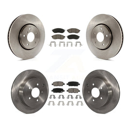 Front Rear Disc Brake Rotor And Ceramic Pad Kit For INFINITI FX35 FX37 QX70 FX45