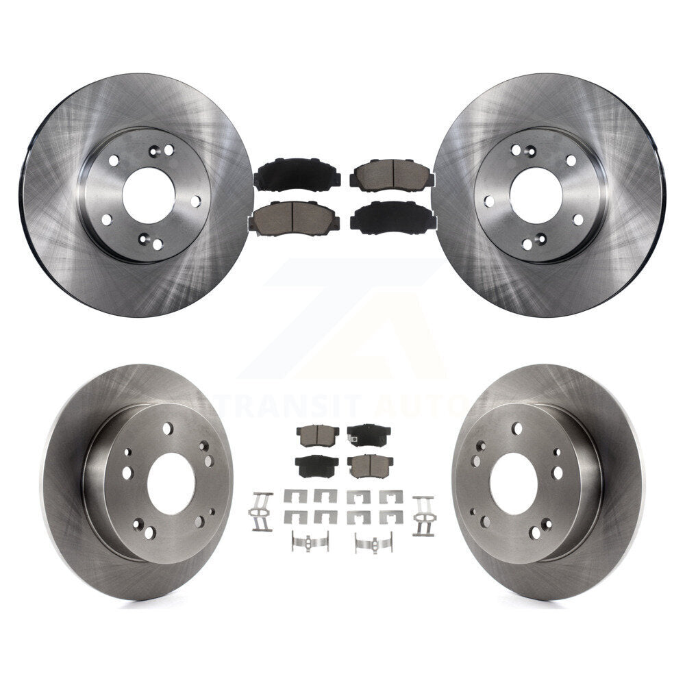 [Front+Rear] 1998-2002 Honda Accord 3.0L Premium OE Brake Kit & Ceramic Pads For Max Braking