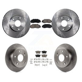 [Front+Rear] 1998-2002 Honda Accord 3.0L Premium OE Brake Rotors & Ceramic Pads Kit For Max Braking