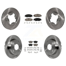 Charger l'image dans la galerie, Front Rear Disc Brake Rotors And Ceramic Pads Kit For Honda Accord Acura CL