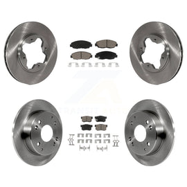 Front Rear Disc Brake Rotors And Ceramic Pads Kit For Honda Accord Acura CL